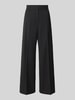 Weekend Max Mara Loose Fit Weite Hose aus reiner Schurwolle Modell 'VISIVO' Black