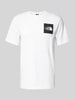 The North Face T-Shirt mit Label-Print Weiss