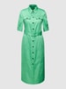 Marc Cain Midi-jurk met tailleriem Appeltjesgroen