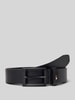 Tommy Hilfiger Leren riem met logo-applicatie Zwart