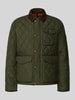 Polo Ralph Lauren Regular Fit Steppjacke mit Druckknopfleiste Oliv