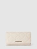 VALENTINO BAGS Portemonnee met labeldetail, model 'OCARINA' Ecru