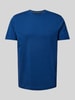 Lerros T-Shirt mit Logo-Stitching Blau