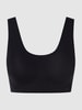 Saisei Bustier aus Mikrofaser - nahtlos Schwarz