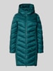 Jake*s Casual Slim Fit Puffer Coat mit Steppnähten Lagune