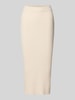 Soyaconcept Gebreide rok met structuurmotief, model 'KANITA' Ecru gemêleerd