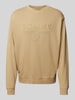 Tommy Jeans Sweatshirt met labelstitching Beige