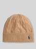Polo Ralph Lauren Mütze aus Woll-Mix mit Logo-Stitching Camel