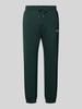 JACK & JONES straight fit sweatpants van katoenmix model 'Kane' Donkergroen