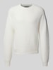 JAKE*S STUDIO MEN Strickpullover mit Rundhalsausschnitt Offwhite