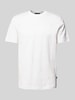 BOSS T-Shirt aus reiner Baumwolle Modell 'Thompson' Weiss