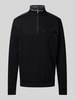 bugatti Sweatshirt mit Label-Detail Black