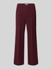 Raffaello Rossi Straight Fit Bundfaltenhose Modell 'RENEE' Bordeaux