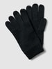 Polo Ralph Lauren Handschoenen in gebreide look, model 'GLOVE' Antraciet gemêleerd