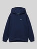 Lacoste Hoodie met logopatch Marineblauw