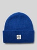 MSCH Copenhagen Beanie mit Alpaka-Anteil und Label-Patch Royal Melange
