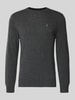 Polo Ralph Lauren Gebreide pullover met ribboorden Antraciet