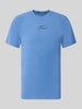Nike Training t-shirt sportowy o kroju slim fit z nadrukiem z logo model 'Pro' Niebieski