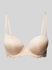 DORINA Seemless Push Up BH mit Spitzendetails Modell 'CLAIRE' Beige