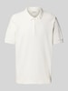Casual Friday Relaxed Fit Poloshirt mit Strukturmuster Modell 'EDWARD' Offwhite