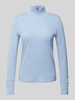 Marc Cain Longsleeve mit Stehkragen Hellblau