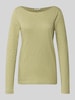 Marc O'Polo Regular Fit Langarmshirt aus reiner Baumwolle Lind