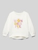 Mango Sweatshirt mit Statement-Print Ecru