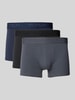 MCNEAL Trunks mit Label-Bund im 3er-Pack Dunkelgrau