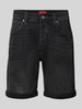 Jack & Jones Regular Fit Jeansshorts im 5-Pocket-Design Modell 'RICK' Black