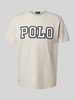 Polo Ralph Lauren Classic Fit T-Shirt mit Label-Stitching Hellgrau Melange