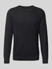 Jack & Jones Premium Strickpullover mit Strukturmuster Modell 'BARKLEY' Black
