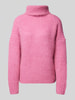 Fynch-Hatton Strickpullover mit Rollkragen Pink