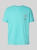 Tommy Jeans Regular Fit T-Shirt aus reiner Baumwolle Tuerkis