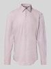 BOSS Slim Fit Hemd mit einreihiger Knopfleiste Modell 'HANK' Sand