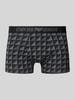Emporio Armani Trunks mit elastischem Logo-Bund Black