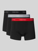 Calvin Klein Underwear Relaxed fit boxershort met logodetail in een set van 3 stuks Zwart