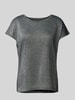 Vero Moda Loose fit top van viscosemix met effectgaren, model 'SARAH AVA' Antraciet gemêleerd