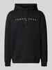 Tommy Jeans Hoodie mit Label-Stitching Black