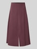 Christian Berg Woman Midirock mit elastischem Bund Aubergine