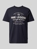 PME Legend T-Shirt mit Label-Print Marine