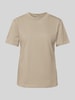 Jake*s Casual T-Shirt mit Rundhalsausschnitt Mud