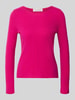 Christian Berg Woman Regular Fit Strickpullover aus reinem Kaschmir Pink