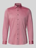 OLYMP Level Five Slim fit zakelijk overhemd met kentkraag Rood
