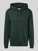 Only & Sons Bluza z kapturem o kroju regular fit z mieszanki bawełny model ‘CERES’ Ciemnozielony