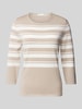 s.Oliver BLACK LABEL Pullover mit 3/4-Arm Sand