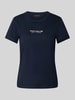 Tom Tailor Regular Fit T-Shirt aus reiner Bio-Baumwolle Marine