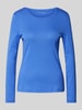 Christian Berg Woman Longsleeve mit Rundhalsausschnitt Blau