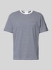 Lacoste T-shirt met labelstitching Blauw