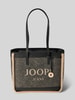 JOOP! Jeans Shopper mit Kunstfellbesatz Modell 'calduccio yvette' Anthrazit