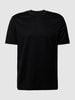 Emporio Armani T-Shirt mit Allover-Label-Motiv Black